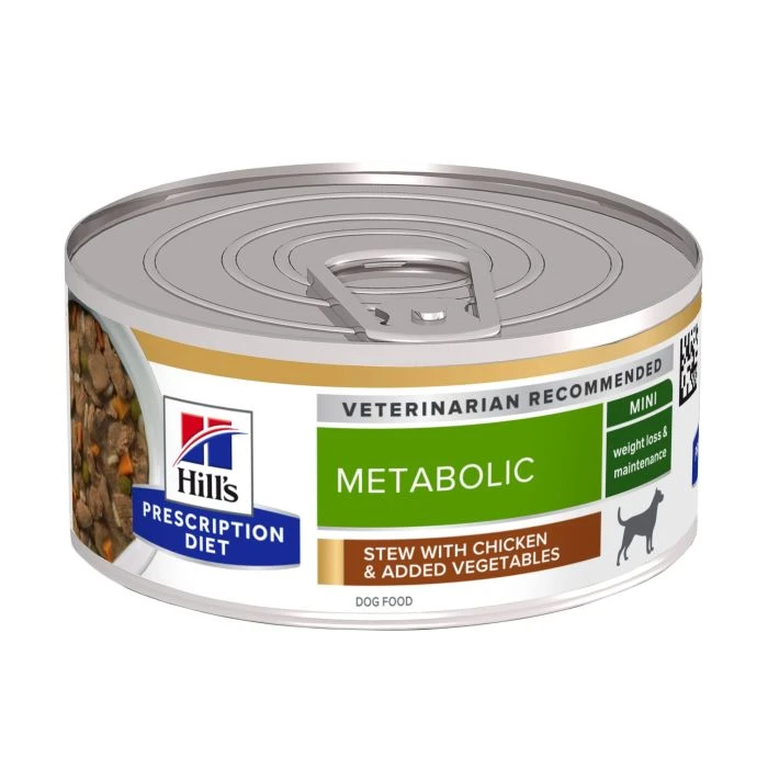 Hill's Prescription Diet Metabolic Mijotés Pour Chien 24x156g Poulet Et Légumes 1 Hill's Prescription Diet Metabolic Mijotés Pour Chien 24x156g Poulet Et Légumes