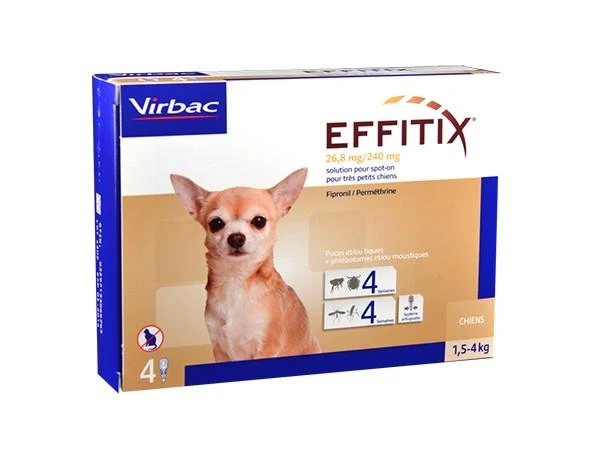 Effitix Spot On XS - Chien 1,5-4Kg 2 Effitix Spot On XS - Chien 1,5-4Kg – Image 2