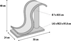 Flamingo Griffoir Grivola Brun/beige 50x24x40,5cm -Pet Market Soldes 158512902937f0420855cd82c99c63e29dea19e307d2de07518f210748fa22f3