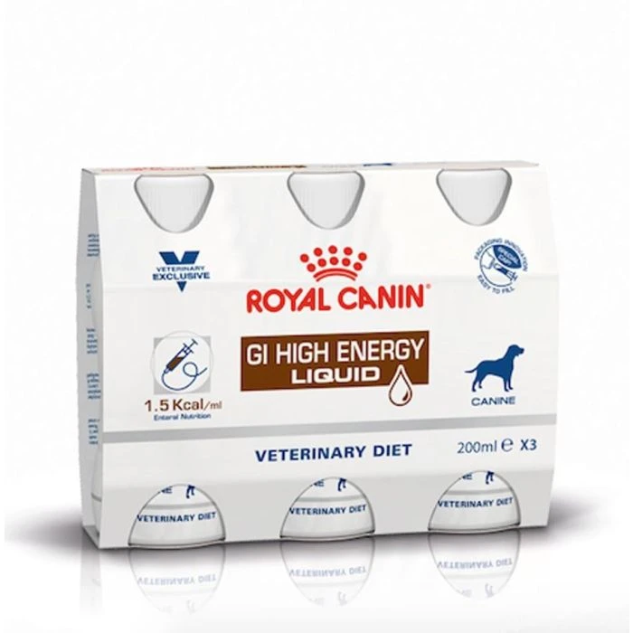 Royal Canin GI High Energy Liquid - 3 Flacons De 200ml 1 Royal Canin GI High Energy Liquid - 3 Flacons De 200ml