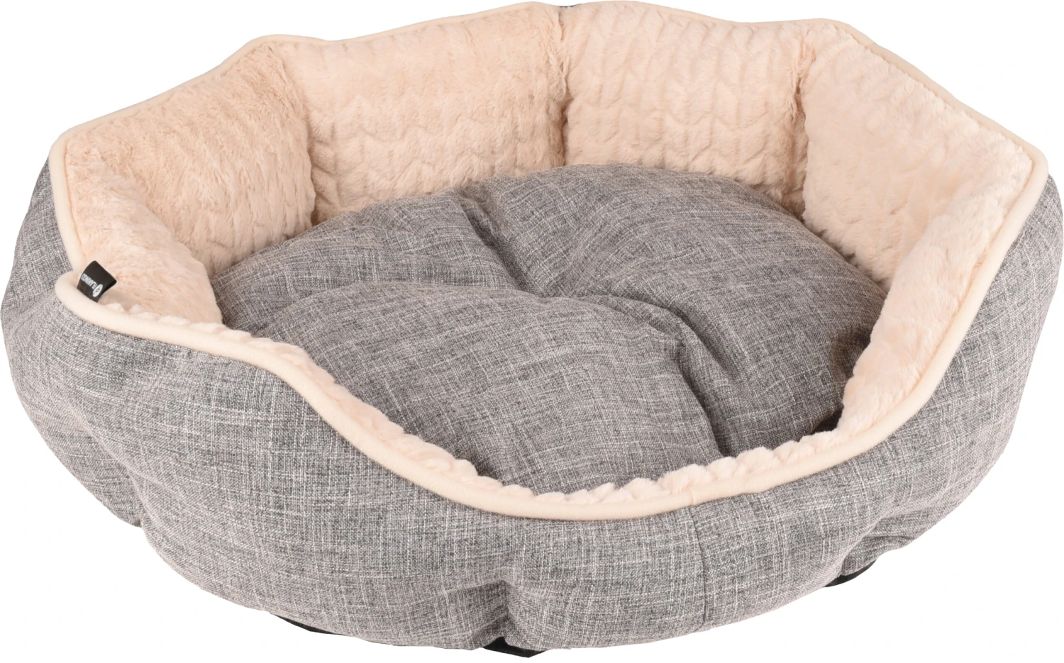 Flamingo Panier Pour Chien Zupo Octogonal Gris 60x50x17cm 4 Flamingo Panier Pour Chien Zupo Octogonal Gris 60x50x17cm – Image 4