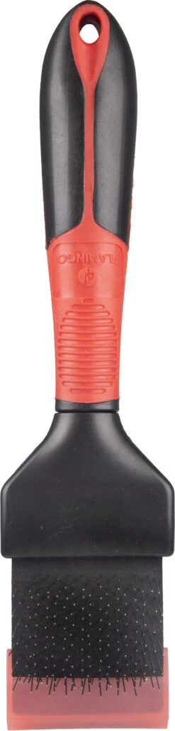 Flamingo Brosse Slicker Douce S 2in1 + Poignée -Pet Market Soldes 238eac1b9b73de96b60c902ea6f5477108abfd7d5c0458860b7f9a52e51a690c
