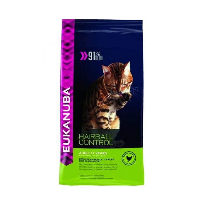Eukanuba Adult Hairball Indoor Pour Chat 400g 1 Eukanuba Adult Hairball Indoor Pour Chat 400g