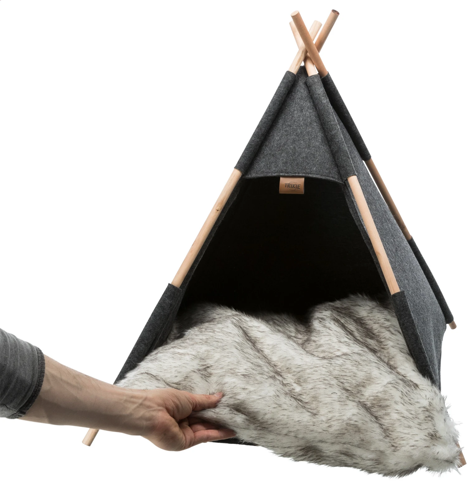 Trixie Abri Tipi En Feutre 55 × 65 × 55 Cm 4 Trixie Abri Tipi En Feutre 55 × 65 × 55 Cm – Image 4