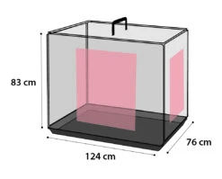 Flamingo Cage Pour Chien Ebo Noir XXL 124x76x83cm -Pet Market Soldes 32e2a3ef76c0e19c1f1c5e3f826263e871aec03d4e9795b512ffaa90630b859a