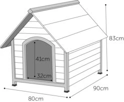Flamingo Niche Pour Chien Ponto 80x90x83cm -Pet Market Soldes 3818260799f907cb3673836cf56ea9709ada6ebe82f4de8559e9a5f39838e7cb