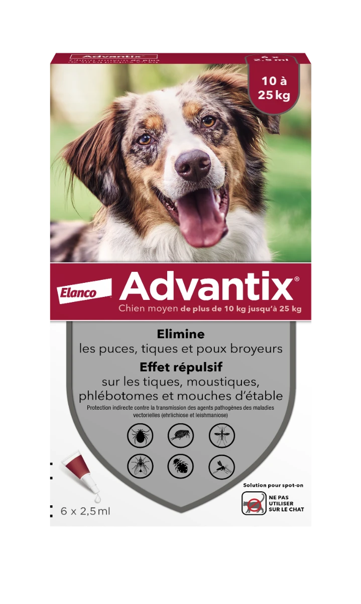Advantix Chien Moyen 10-25Kg 2 Advantix Chien Moyen 10-25Kg – Image 2