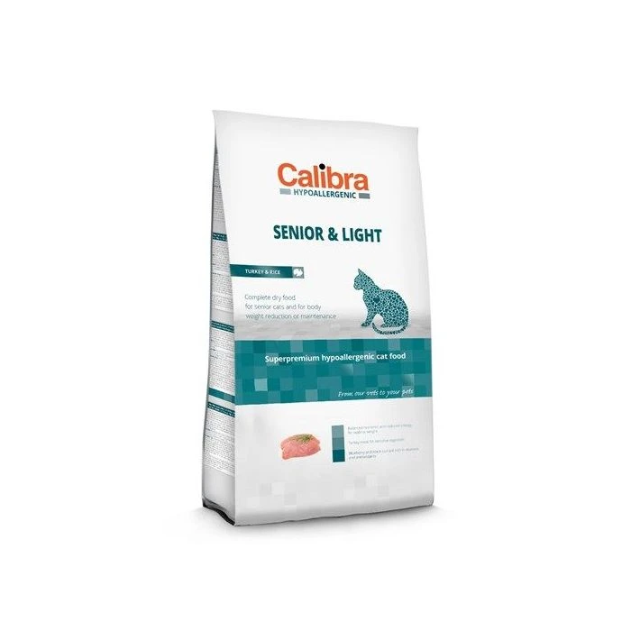 Calibra Hypoallergenic Chat Senior And Light Dinde7kg 1 Calibra Hypoallergenic Chat Senior And Light Dinde7kg