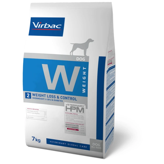 Virbac HPM W2 Weight Loss & Control Chien 1 Virbac HPM W2 Weight Loss & Control Chien