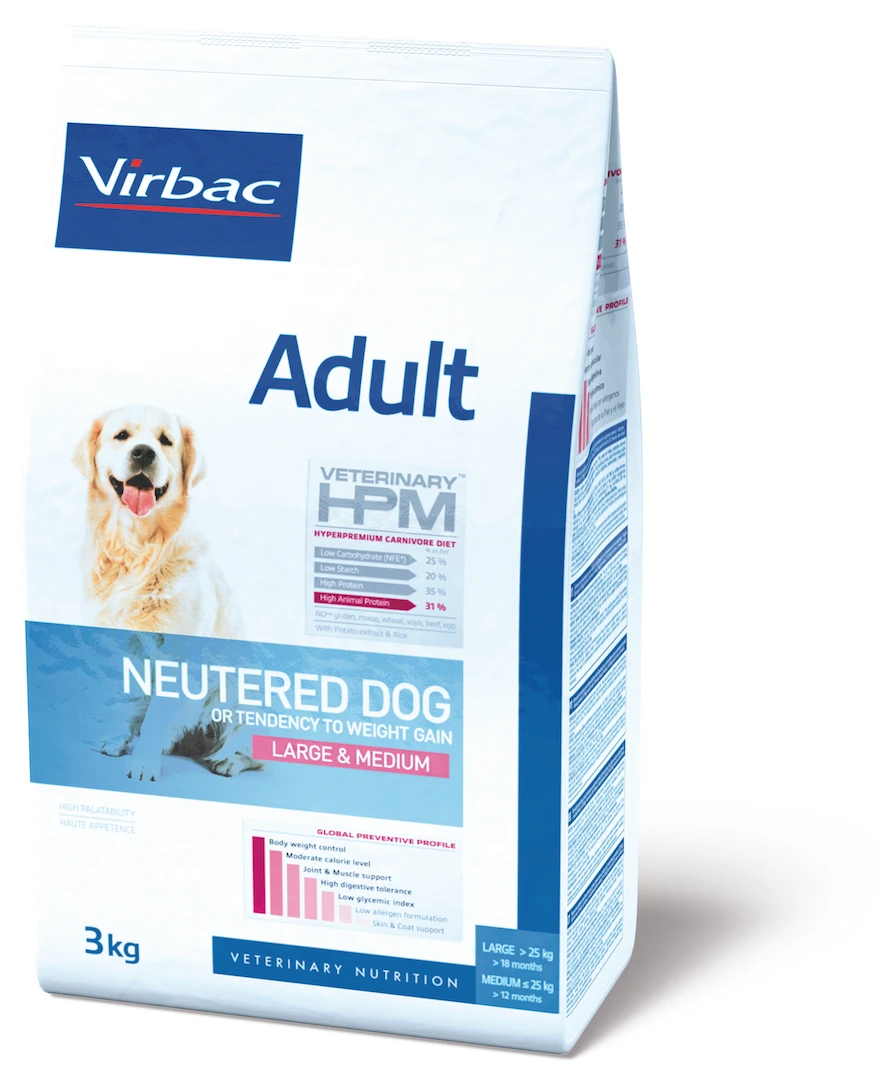 Virbac Veterinary HPM Adult Neutered Large Et Medium 2 Virbac Veterinary HPM Adult Neutered Large Et Medium – Image 2