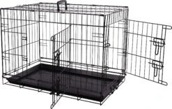 Flamingo Cage Pour Chien Mezo Noir XXL 76x124x83cm -Pet Market Soldes 519536 D 01