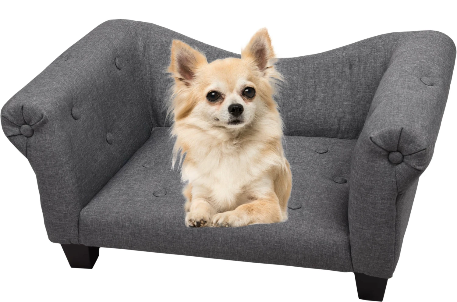 Flamingo Sofa Maximilien Gris 71x45x34cm 4 Flamingo Sofa Maximilien Gris 71x45x34cm – Image 4