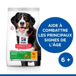 Hill's Science Plan Senior Vitality Croquettes Pour Grand Chien Mature Au Poulet Et Au Riz 14Kg -Pet Market Soldes 52742025964 2 science plan senior vitaity chien large croquettes poulet