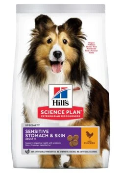 Hill's Science Plan Adult Sensitive Stomach & Skin Croquettes Pour Chien Au Poulet 14Kg -Pet Market Soldes 52742026091 1 science plan sensitive stomach skin chien adulte medium croquettes poulet