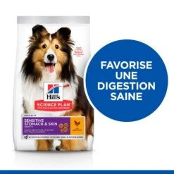 Hill's Science Plan Adult Sensitive Stomach & Skin Croquettes Pour Chien Au Poulet 14Kg -Pet Market Soldes 52742026091 3 science plan sensitive stomach skin chien adulte medium croquettes poulet
