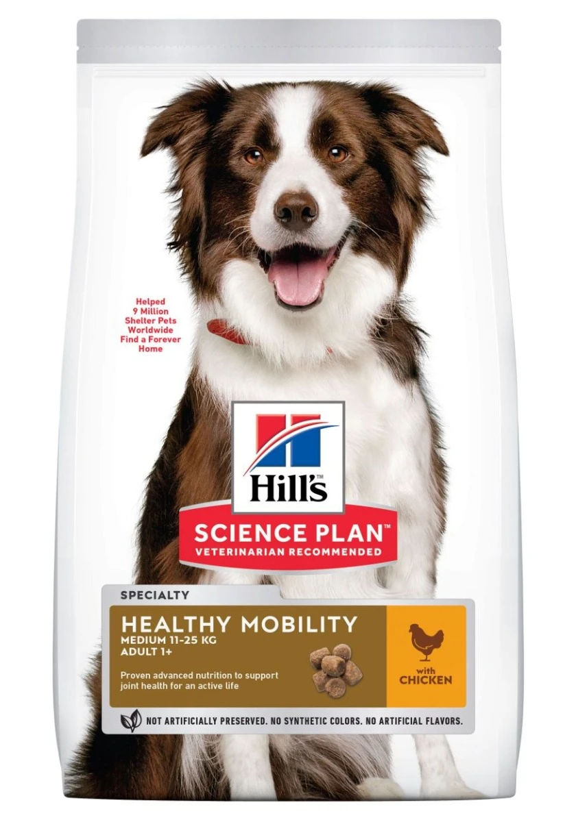 Hill's Science Plan Adult Healthy Mobility Croquettes Pour Chien Medium Au Poulet 14Kg 2 Hill's Science Plan Adult Healthy Mobility Croquettes Pour Chien Medium Au Poulet 14Kg – Image 2