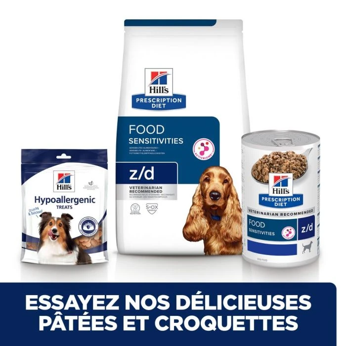 Hill's Prescription Diet Z/D AB+ Pour Chien Au Poulet 1 Hill's Prescription Diet Z/D AB+ Pour Chien Au Poulet