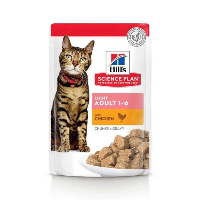 HILL'S Science Plan Feline Adult Light Sachets 1 HILL'S Science Plan Feline Adult Light Sachets