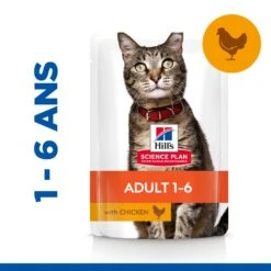 Hill's Science Plan Adult Multipack 12 Sachets De 85gr Repas Pour Chat Poulet, Bœuf Et Poisson 18 Hill's Science Plan Adult Multipack 12 Sachets De 85gr Repas Pour Chat Poulet, Bœuf Et Poisson -Pet Market Soldes 52742211800 5 science plan chat adulte sachet repas pack mixte