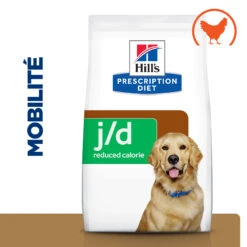 Hill's Prescription Diet J/D Reduced Calorie Croquettes Pour Chien Au Poulet -Pet Market Soldes 52742613901 3 prescription diet chien j d croquettes poulet