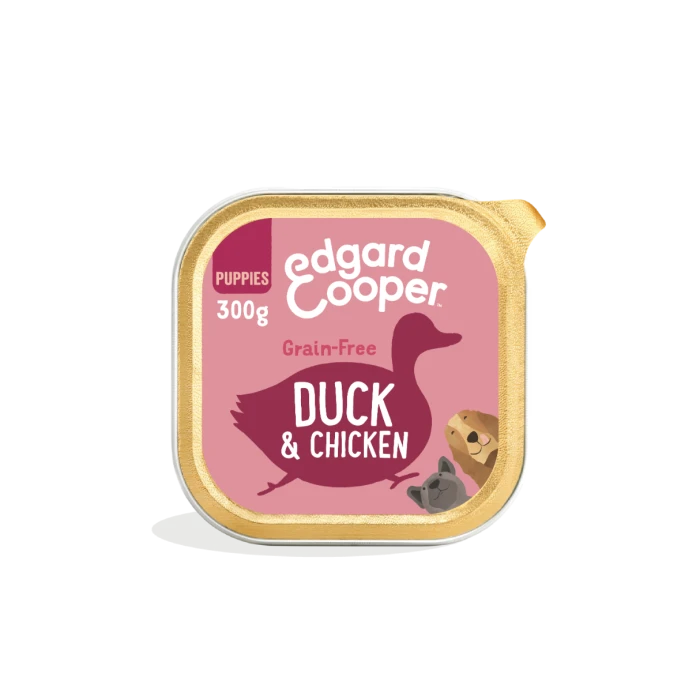 Edgard & Cooper Edgard&Cooper Barquettes Pour Chiot Au Canard - 11x 150g 1 Edgard & Cooper Edgard&Cooper Barquettes Pour Chiot Au Canard - 11x 150g