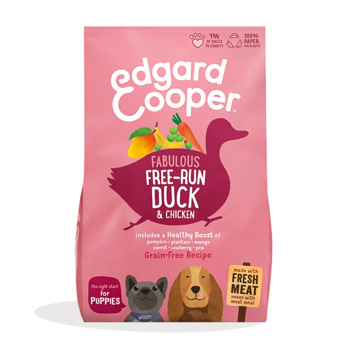 Edgard & Cooper Edgard&Cooper Croquettes Pour Chiot Au Canard - 2,5kg 1 Edgard & Cooper Edgard&Cooper Croquettes Pour Chiot Au Canard - 2,5kg