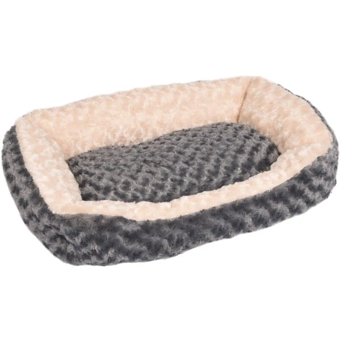 Flamingo Panier Cuddly Rectangulaire Gris 65x45x15cm 1 Flamingo Panier Cuddly Rectangulaire Gris 65x45x15cm