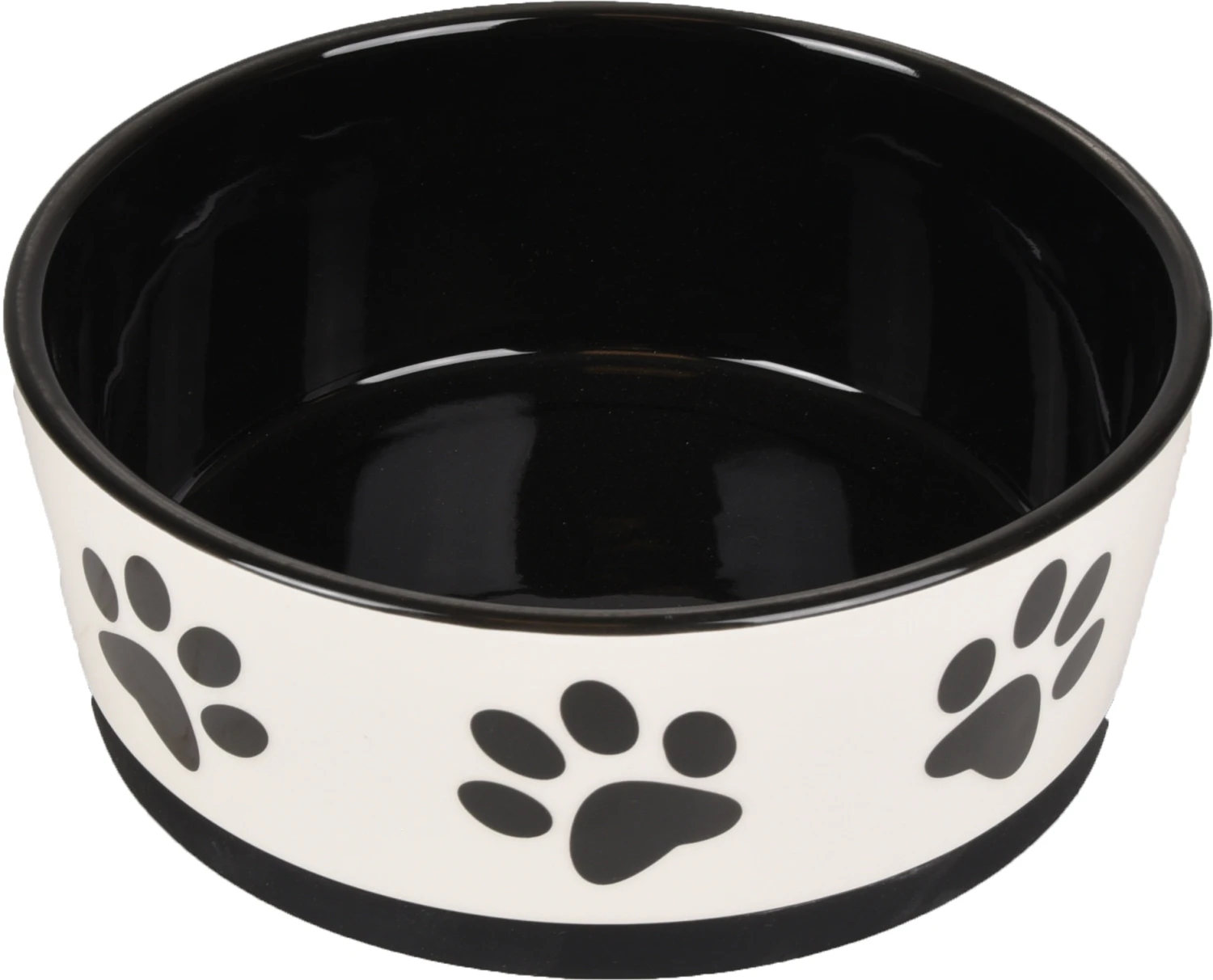 Flamingo Gamelle Chien Kenzo Céramique Antidérapante Noir/blanc 18cm 1130ml 3 Flamingo Gamelle Chien Kenzo Céramique Antidérapante Noir/blanc 18cm 1130ml – Image 3