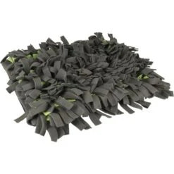 Flamingo Tapis à Renifler Amigo Rectangulaire + Fermeture Eclair Gris/vert 40x50cm