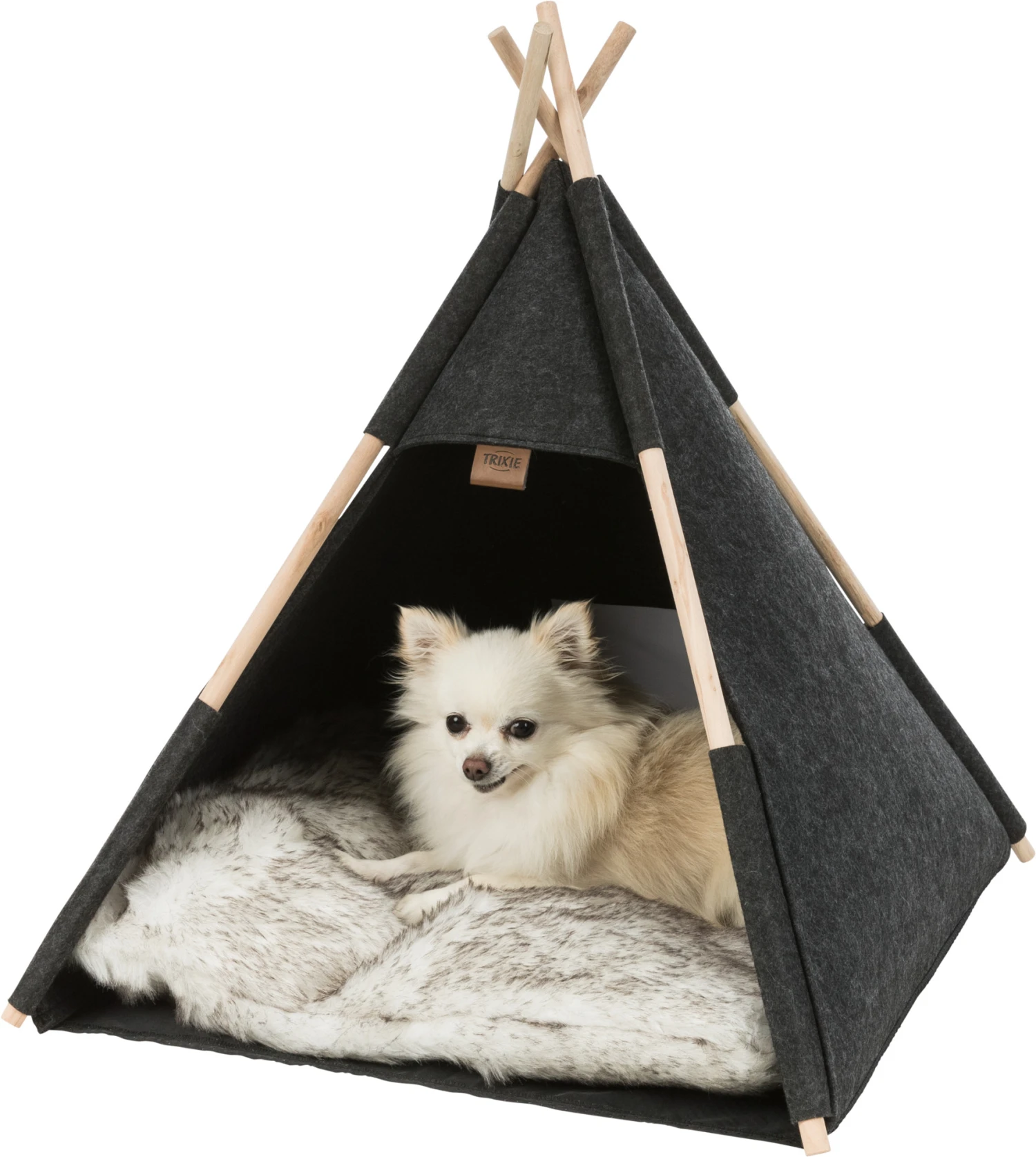 Trixie Abri Tipi En Feutre 55 × 65 × 55 Cm 3 Trixie Abri Tipi En Feutre 55 × 65 × 55 Cm – Image 3