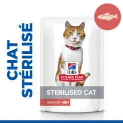 Hill's Science Plan Adult Sterilised Croquettes Et Boîtes Pour Chat Stérilisé -Pet Market Soldes Hills science plan chat adult sterilised sachet repas pack mixte poulet dinde saumon truite 4 FR 2