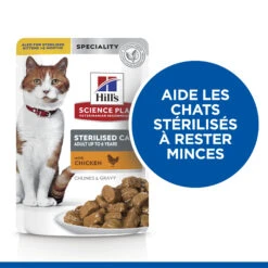 Hill's Science Plan Adult Sterilised Pack Mixte Sachets Repas Chat - 12 X 85g (3 Poulet, 3 Dinde, 3 Saumon, 3 Truite) -Pet Market Soldes Hills science plan chat adult sterilised sachet repas pack mixte poulet dinde saumon truite 5 FR 1