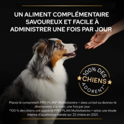 Purina PRO PLAN MULTIVITAMINS+ CHIEN ALIMENT COMPLEMENTAIRE - 67G -Pet Market Soldes PRO PLAN MULTIVITAMINS DOG SUPPLEMENT 67G 7 FR