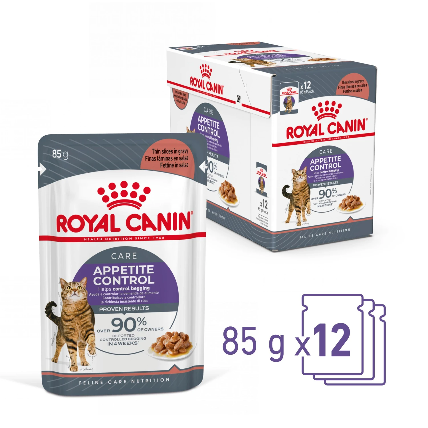 Royal Canin Appetite Control En Sauce Pour Chat 12 Sachets De 85g 2 Royal Canin Appetite Control En Sauce Pour Chat 12 Sachets De 85g – Image 2