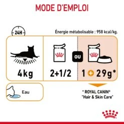Royal Canin Hair & Skin Care En Sauce Pour Chat 12 Sachets De 85g 22 Royal Canin Hair & Skin Care En Sauce Pour Chat 12 Sachets De 85g -Pet Market Soldes Royal Canin Hair Skin Care Gravy Chat FR 10