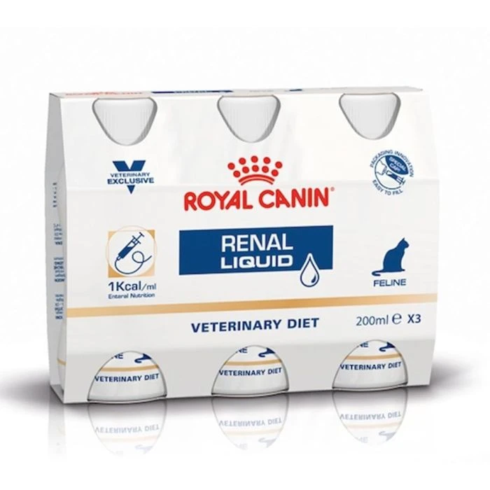 Royal Canin Renal Liquid Chat 3 Flacons De 200ml 1 Royal Canin Renal Liquid Chat 3 Flacons De 200ml