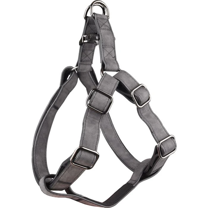 Flamingo Harnais Step&go Delu Noir 65-100cm 25mm 1 Flamingo Harnais Step&go Delu Noir 65-100cm 25mm