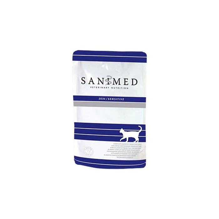 Sanimed Skin/Sensitive Aliment Pour Chats 12x100g 1 Sanimed Skin/Sensitive Aliment Pour Chats 12x100g