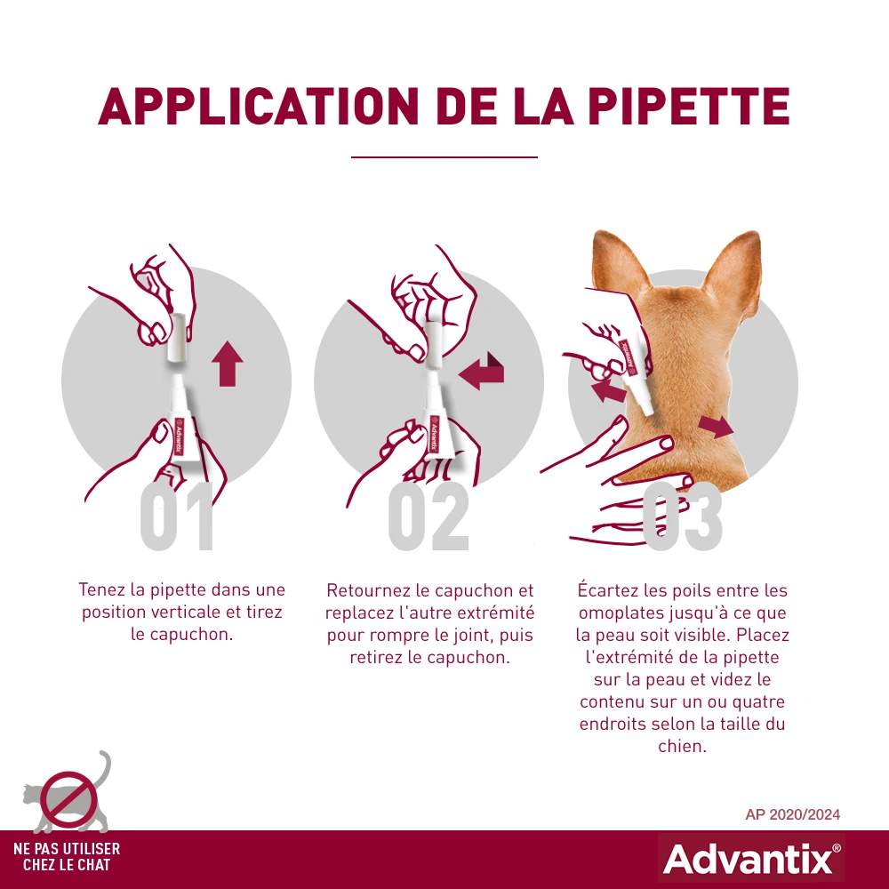 Advantix Chien Moyen 10-25Kg 4 Advantix Chien Moyen 10-25Kg – Image 4