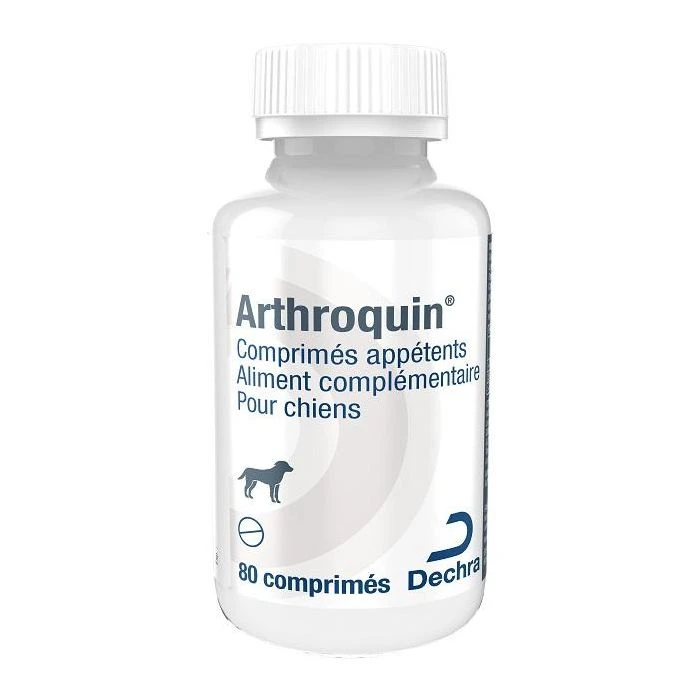 DECHRA Arthroquin Chiens 80 Comprimés De 500mg 1 DECHRA Arthroquin Chiens 80 Comprimés De 500mg