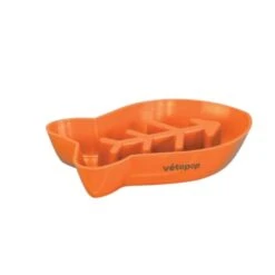 Gamelle Anti-Glouton Poisson Orange