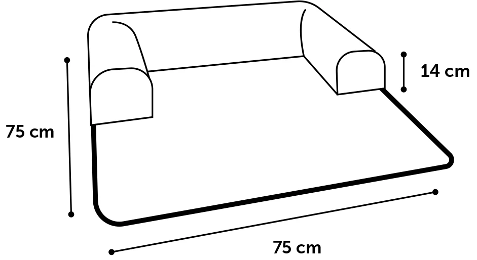 Flamingo Protection De Canapé Conrad Gris 75x75x14cm 3 Flamingo Protection De Canapé Conrad Gris 75x75x14cm – Image 3