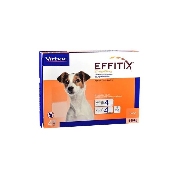 Effitix Spot On S - Chien 4-10Kg 1 Effitix Spot On S - Chien 4-10Kg