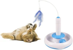 Flamingo Jouet Chat Plaque Plume Et Balle 20x20x29cm -Pet Market Soldes db06781d259681adcff930796dd8693f468ed92b271df0abda27e42cd76a2c40