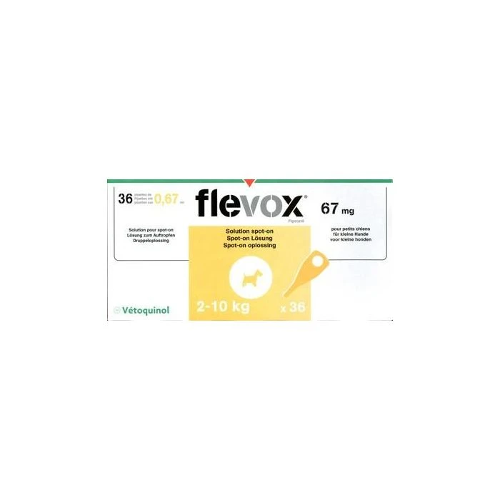 Flevox Chien 2-10Kg 36 Pipettes 1 Flevox Chien 2-10Kg 36 Pipettes