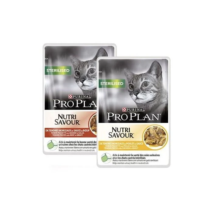 Purina Pro Plan Sterilised Chat Sachet 1 Purina Pro Plan Sterilised Chat Sachet