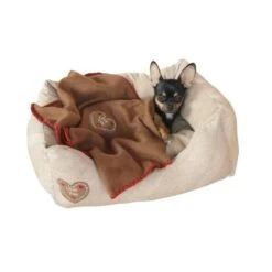 Corbeille I Love You Kerbl -Pet Market Soldes kerbl lit douillet love you pour chiens 61 x 48 cm