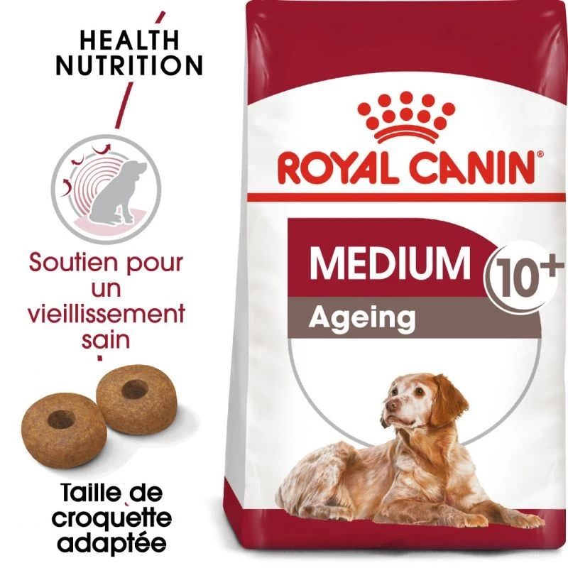 Royal Canin Medium Ageing 10+ Pour Chien 15kg 3 Royal Canin Medium Ageing 10+ Pour Chien 15kg – Image 3
