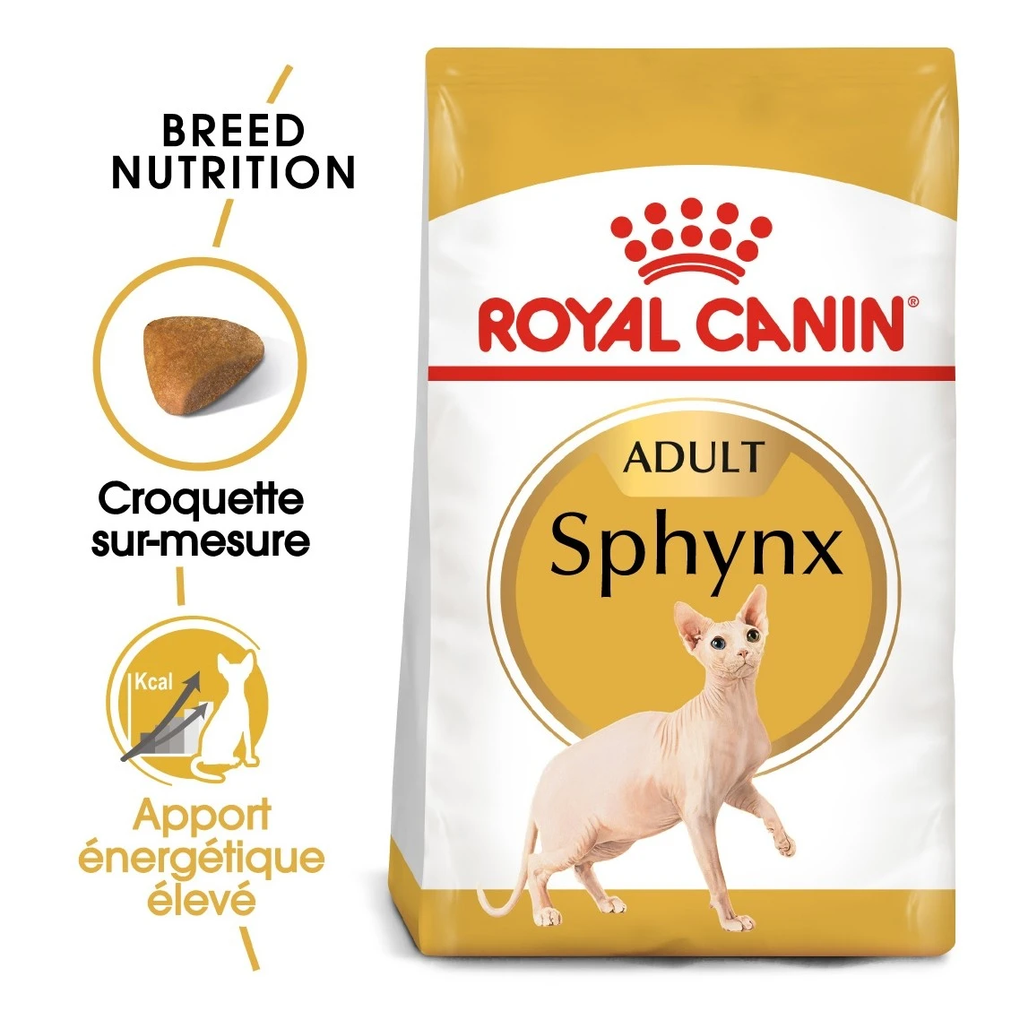 Royal Canin Sphynx Adult Pour Chat 10kg 3 Royal Canin Sphynx Adult Pour Chat 10kg – Image 3