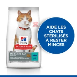 Hill's Science Plan Adult Sterilised Croquettes Et Boîtes Pour Chat Stérilisé -Pet Market Soldes science plan adulte chat sterilisC3A9 croquettes thon 2 FR 1